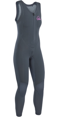 2026 Palm Frauen Blaze 3mm Gbs Rei&szlig;verschluss Vorne Long Jane Neoprenanzug 12231 - Jet Grey