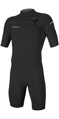 2026 O'Neill Mens Hammer 2mm Chest Zip Shorty Wetsuit 4927 - Black