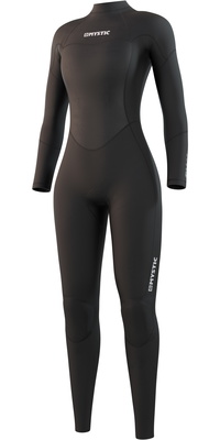 Mystic Frauen Star 3/2mm Rückenreißverschluss Neoprenanzug 210318 - Black