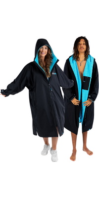 2026 Dryrobe Advance Langarm-Umkleidemantel DALSV3  Black / Blau