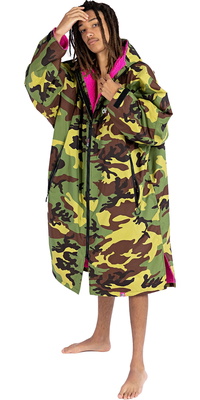 2025 Dryrobe Advance Langarm-Umkleidemantel V3 DALSV3  Camo / Pink
