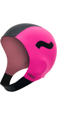 2026 Swim Research Freedom 3mm Swim Cap C-HOSR - Schwarz / Pink