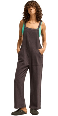 2026 Billabong Frauen Pazifische Zeit Jumpsuit ABJWD00686 - Black Sands