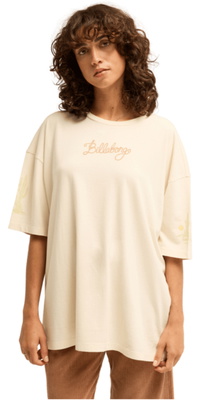 2026 Billabong Womens Familiar Roads T-Shirt EBJZT00633 - White Cap