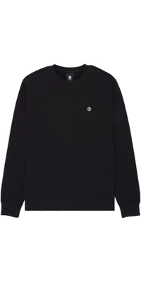 2026 Element Mens Icon Embroidery Crew Sweatshirt ELYFT00197 - Flint Black
