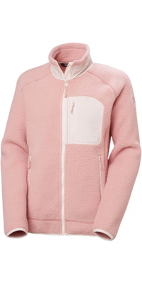 2025 Helly Hansen Frauen Imperial Pile Fleece Block Jacket 49468 - Pink Salt