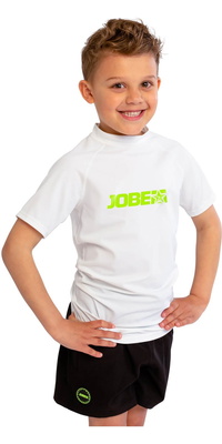 2025 Jobe Junior Kurzarm Rash Vest 544223003 - Weiß