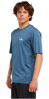 2026 Rip Curl Männer Stack UPF-Lycra-Weste Mit Kurzen Ärmeln 167MRV - Navy Marle