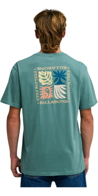 2026 Billabong Mens Surge T-Shirt EBYZT00563 - Sea Green