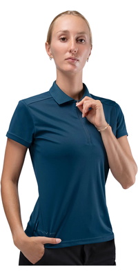 2026 Zhik Frauen UVactive Kurzarm-Polo ATP-0086-W - Deep Teal