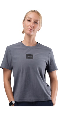 2026 Zhik Frauen Logo Cotton Tee TEE-0735-SLT-W - Slate