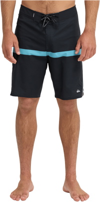 2026 Quiksilver Mens Highline Printed 20 Boardshorts EQYBS04930 - Black Aerostripe