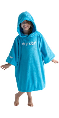 2026 Dryrobe Junior Bio-Frottee-Bademantel ORGANICJTCRBL - Blue