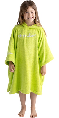 2026 Dryrobe Junior Bio-Handtuch-Umkleidekittel ORGANICJTCRLG - Lime Green