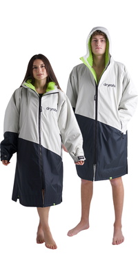 2026 Dryrobe Advance Langarm-Umkleidemantel DALSV3  Anthrazit / Lime