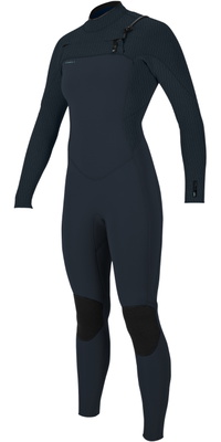 2026 ONeill Womens Hyperfreak+ 4/3mm Chest Zip Wetsuit 5349 - Dark Orion