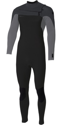 2026 ONeill Mens Epic 5/4mm Chest Zip Wetsuit 5648 - Tempered Steel / Smoke / Graphite