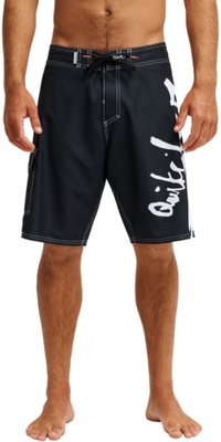 2026 Quiksilver Mens Young Gun Surfsilk Sync 21 Boardshorts EQYBS04933 - Black Sync