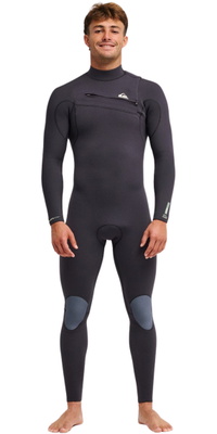 2026 Quiksilver Mens Highline 4/3mm Chest Zip Wetsuit 25AW213501 - Tarmac