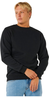 2026 Rip Curl M&auml;nner Klassisches Surf Crew Sweatshirt 0APMFL - Black