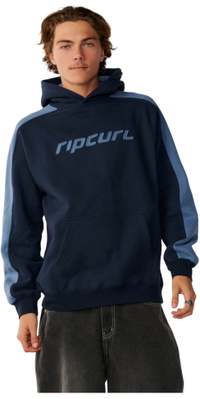 2026 Rip Curl Mens Archive Panel Hoodie 0CHMFL - Dark Navy