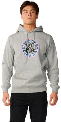 2026 Rip Curl Mens Streamline Hoodie 0CRMFL - Grey Heather