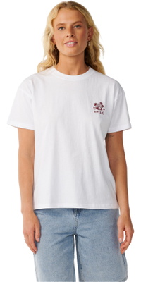 2026 Rip Curl Frauen Surf Puff Party Pack Relaxed T-Shirt 0O5WTE - White Wird Zu 
2026 Rip Curl Frauen Surf-Puff-Party-Paket Entspanntes T-Shirt 0O5WTE - White