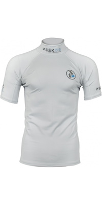 2026 Peak PS Tecwik UV Short Sleeve Rash Vest 26TWSS - Grey