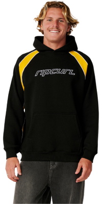 2026 Rip Curl M&auml;nner Archiv-Panel Ride Kapuzenpullover 0D1MFL - Black
