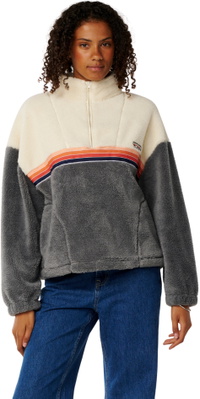 2026 Rip Curl Womens Surf Revival Polar Fleece 0AEWFL - Charcoal Grey