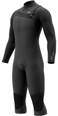 2026 Mystic M&auml;nner Motion 4/3mm Brustrei&szlig;verschluss Lang&auml;rmel Short Leg Neoprenanzug 35000.270010 - Black