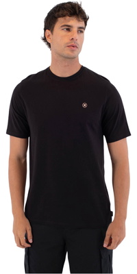 2026 Hurley Mens Printing Press Icon Circle Short Sleeve T-Shirt MTSEUED0010 - Black