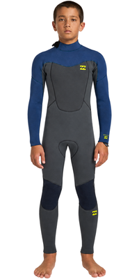 2026 Billabong Junior Absolute Core 4/3mm Back Zip Wetsuit ABBW100164 - Dark Denim