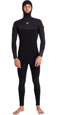 2026 Billabong M&auml;nner Furnace Ultra Gullwing 5/4mm Mit Kapuze Neoprenanzug ABYW200125 - Black