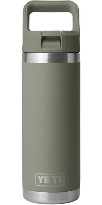 2026 YETI Wanderer 18 Oz Colour Straw Bottle 70000007317 - Pampa Green