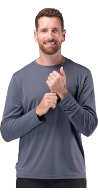 2026 Zhik M&auml;nner UVActive Langarm Tech Top ATP-0071-M-SLT - Slate