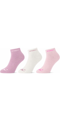 2025 ONeill Sneaker-Socken 3-Packs 201033002 - Shadows / Marshmallow / Light Lilac
