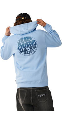Rip Curl M&auml;nner Wettie Passage Icon Zip Thru Hoodie 0C7MFL - Blue Bell