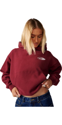 Rip Curl Frauen RC Evolution Kapuze Fleece 0FQWFL - Burgundy