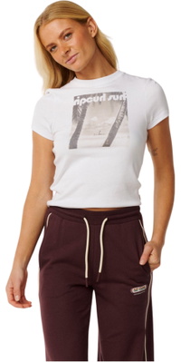 Rip Curl Womens Paraiso Fitted T-Shirt 0QQWTE - White