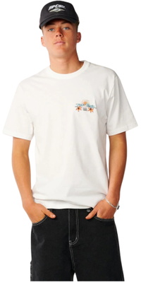 Rip Curl M&auml;nner Hazed & Tubed T-Shirt 131MTE - Bone