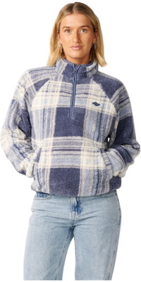 Rip Curl Frauen Paraiso 1/4 Zip Polar Fleece 0EUWFL - Navy