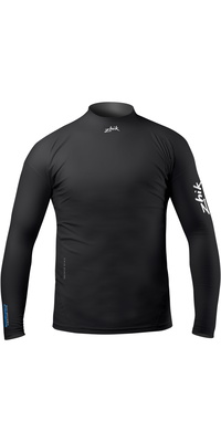 2026 Zhik Junior Langarm Eco Spandex Rash Guard DTP-0063-K-BLK - Black