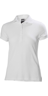 2026 Helly Hansen Frauen Crewline Polo Shirt 53049 - White