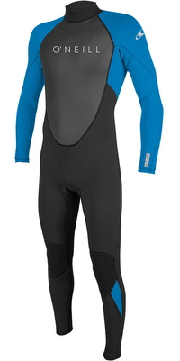 2025 ONeill Männer Reactor II 3/2mm Rückenreißverschluss Neoprenanzug 5040 - Black / Ocean