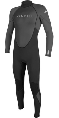 2025 ONeill M&auml;nner Reactor II 3/2mm R&uuml;ckenrei&szlig;verschluss Neoprenanzug 5040 - Black / Graphite