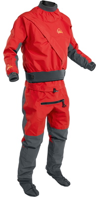 2025 Palm Männer Cascade Front Zip Kajak Trockenanzug 11741 - Flame Red