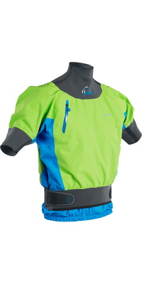 2025 Palm Zenith Whitewater Kurzarm Kajakjacke Lime Ocean 12391