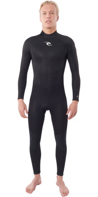 Rip Curl Männer Freelite 3/2mm Rückenreißverschluss Neoprenanzug 119MFS - Black