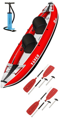 2026 Z-pro Tango 200 Aufblasbares Kajak Für 1-2 Mann, Paddel- Und Pumpenpaket Ta200 Rot